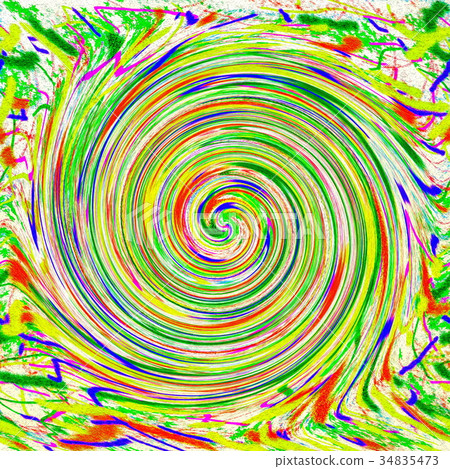 Multi-colored chaotic panel 34835473