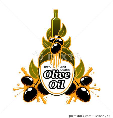 Olive oil vector olives extra virgin product icon - Stock Illustration ...