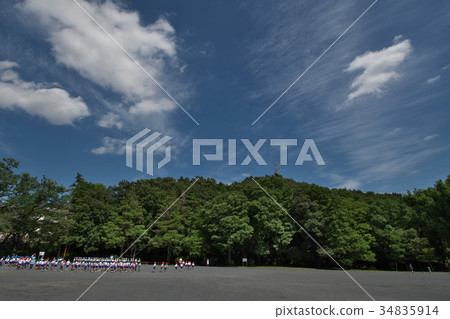 Autumn sky of Miyazakidai 4 park Autumn sky of Miyazakidai 4 park 34835914