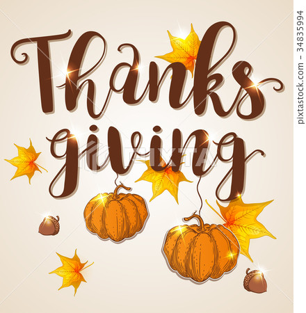 Greeting card for Thanksgiving Day 34835994