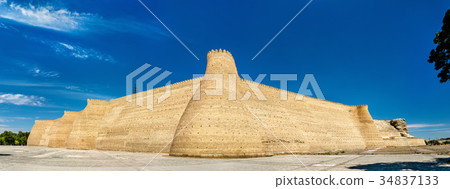 View of the Ark fortress in Bukhara, Uzbekistan 34837133