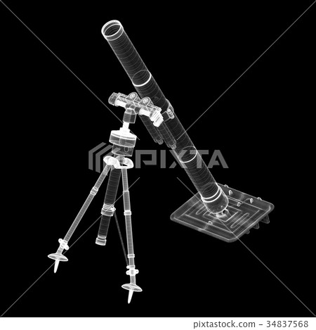 Mortar mobile gun 34837568