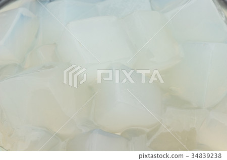 Nata de coco: nata de coco 34839238