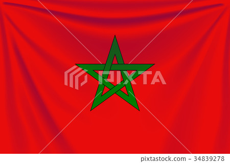 back flag morocco 34839278