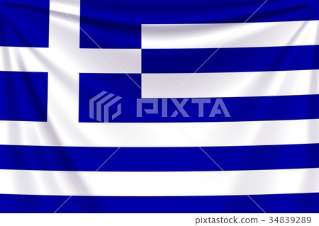 back flag greece 34839289