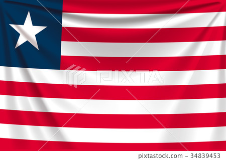 back flag liberia 34839453