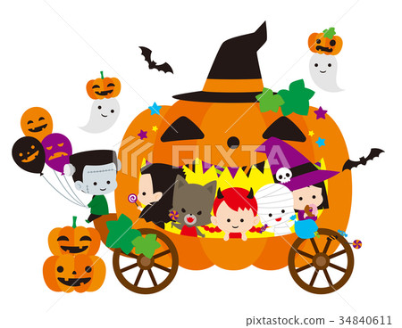 萬聖節南瓜馬車 萬聖節南瓜馬車 34840611