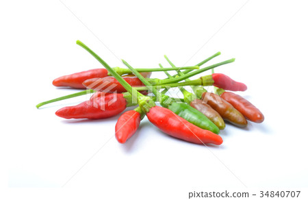 hot chili pepper on a white background 34840707
