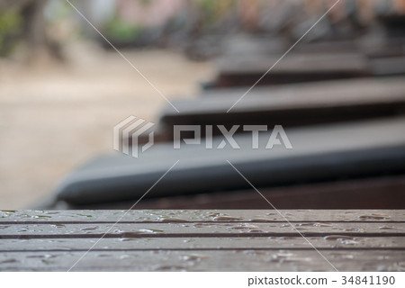 chair on beach of relaxing chair on beach of relaxing 34841190