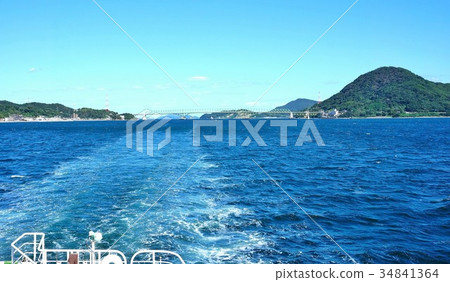 Seto Inland Sea Ferry Route Orange Line Seto Inland Sea Ferry Route Orange Line 34841364