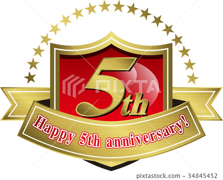 5th anniversary emblem 5th anniversary emblem 34845452