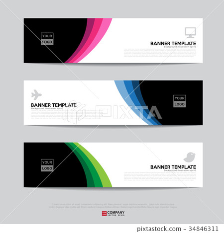 Banner design for business presentation 34846311