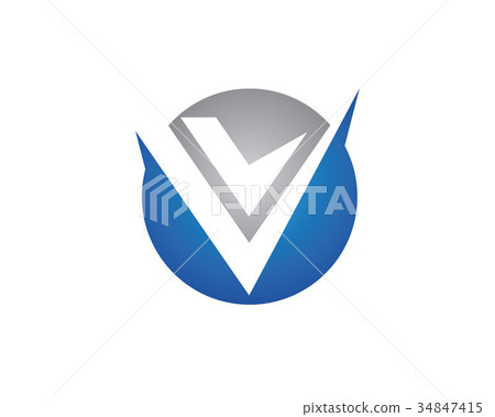 V Letter Logo Template 34847415