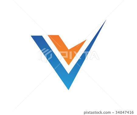 V Letter Logo Template 34847416