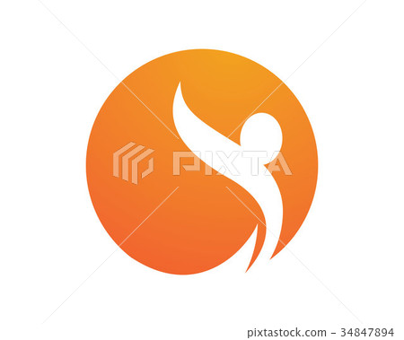 Healthy Life Logo vector icon 34847894