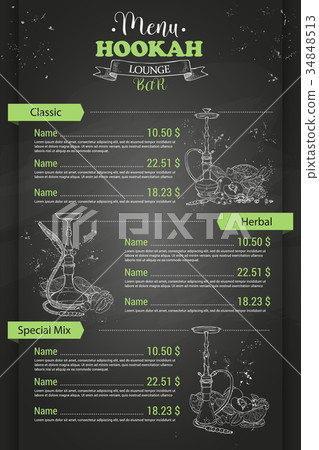 Vector color menu design Vector color menu design 34848513
