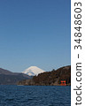 Mt. Fuji seen from Lake Ashinoko 34848603