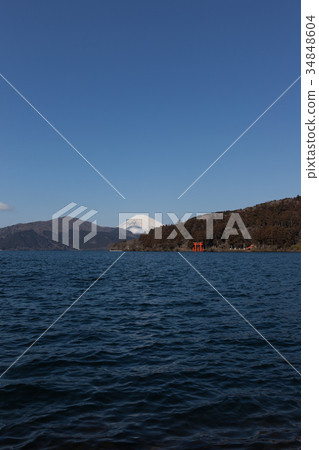 Mt. Fuji from Lake Ashinoko 34848604