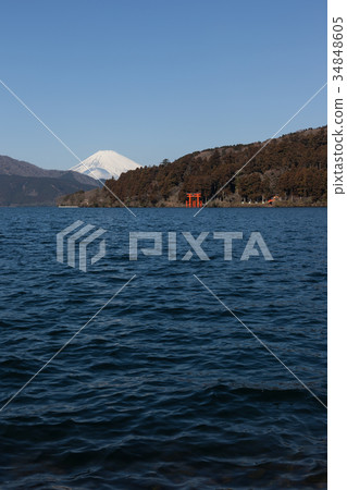 來自蘆之湖的富士山 34848605