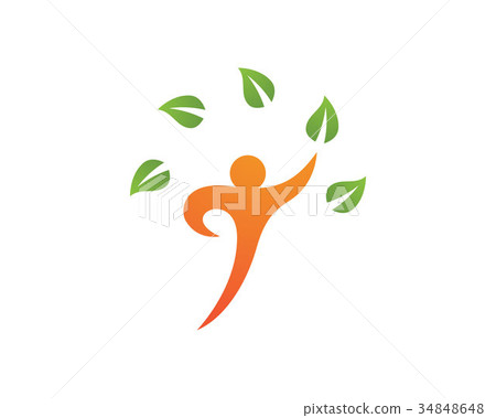Healthy Life Logo vector icon 34848648