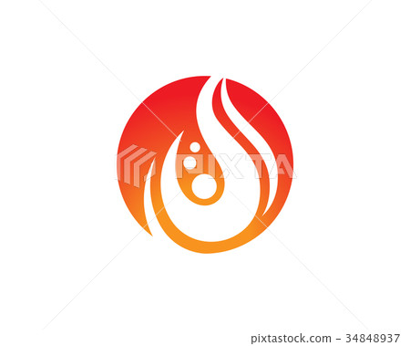 Fire flame Logo Template Fire flame Logo Template 34848937