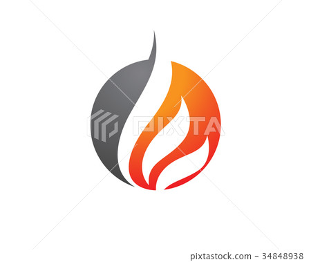 Fire flame Logo Template 34848938