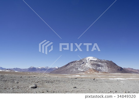 阿塔卡馬高地沙漠地區和美麗的安第斯山脈 34849320