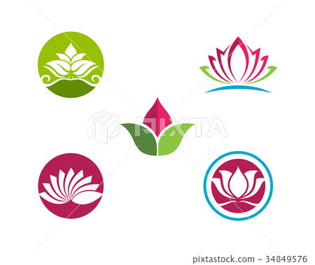 Beauty Vector flowers logo 34849576