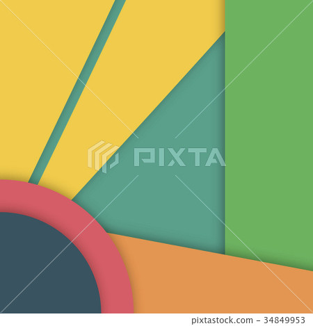 Abstract background with material design style Abstract background with material design style 34849953