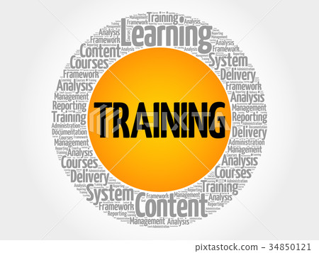 TRAINING circle stamp TRAINING circle stamp 34850121