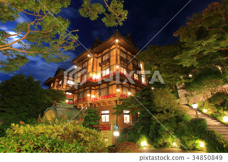 Night view of the Fujiya Hotel Hanagon Night view of the Fujiya Hotel Hanagon 34850849