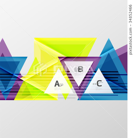 Color triangles background design Color triangles background design 34852466