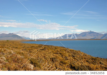 Calafate, Argentino Lake and Andes Mountains 34852858