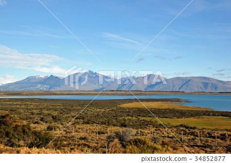 Calafate, Argentino Lake and Andes Mountains 34852877