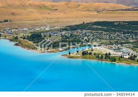 Lake Tekapo view from Mount John Lake Tekapo view from Mount John 34854414