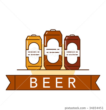 Beer theme illustration Beer theme illustration 34854451