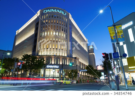 Kobe Motomachi The lighted up Daimaru Kobe store 34854746