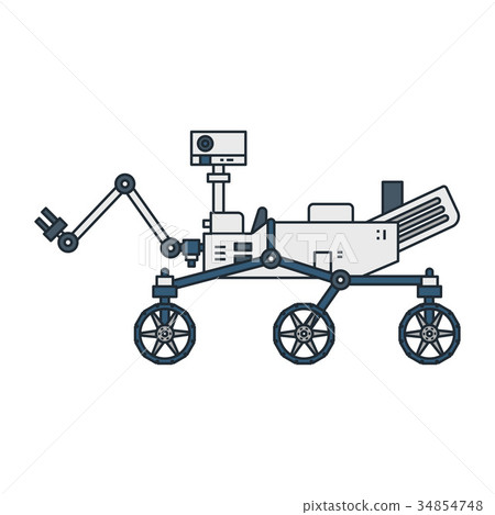 Space theme illustration Space theme illustration 34854748