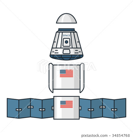 Space theme illustration 34854768