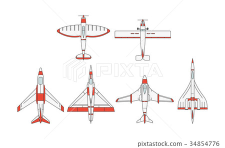 Aircraft theme icons 34854776