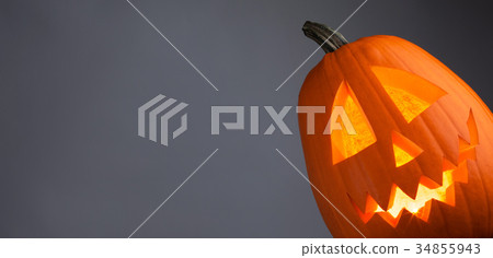 Glowing Halloween Pumpkin Glowing Halloween Pumpkin 34855943