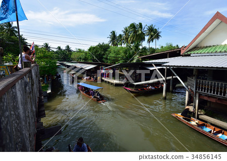 Thailand Damnoen Saduak Floating Market 34856145