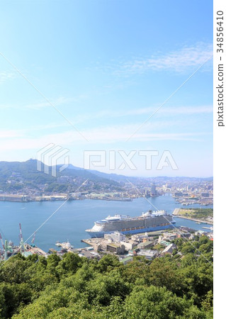 Luxury cruise ship entrance 34856410