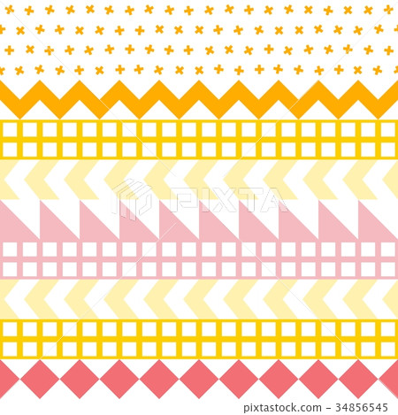 Retro color seamless pattern. Fancy abstract 34856545