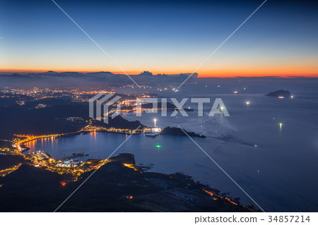 夜景 台灣 九份 34857214