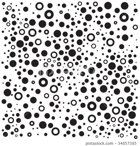 Seamless Circle Pattern. Abstract Vector Minimal  34857385