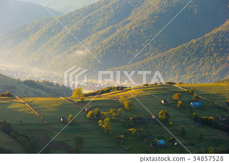 Fall of the mountain fog Fall of the mountain fog 34857528