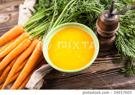Carrot cream soup Carrot cream soup 34857605