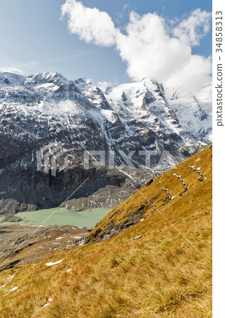 Grossglockner High Alpine Road in Austria. Grossglockner High Alpine Road in Austria. 34858313