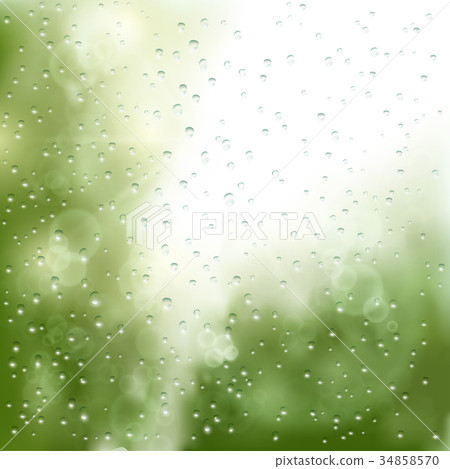 raindrops on the window 34858570